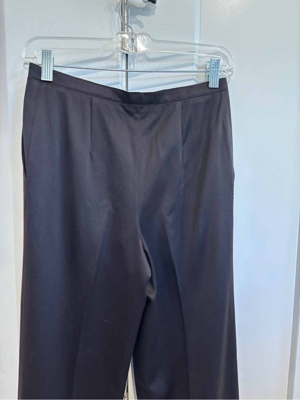 Escada Chocolate Brown Satin Trousers - Picture 3 of 5